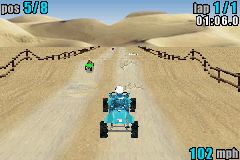 ATV Quad Power Racing screenshot 4 for GameBoy Advance